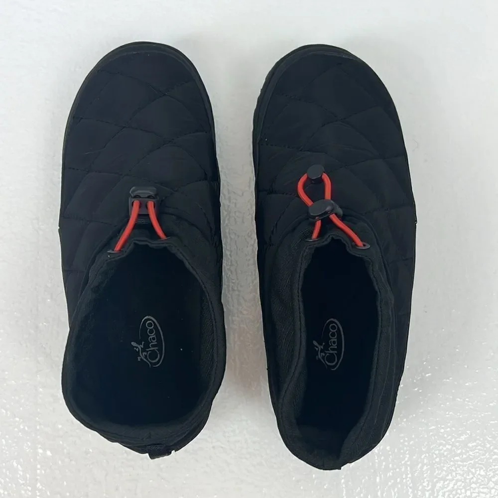 Chaco Black Quilted Ramble Puff Cinch Slipper Bootie 7 - Picture 3 of 9